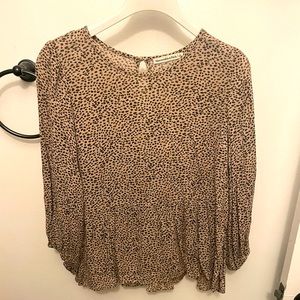 Abercrombie & Fitch Peplum Top